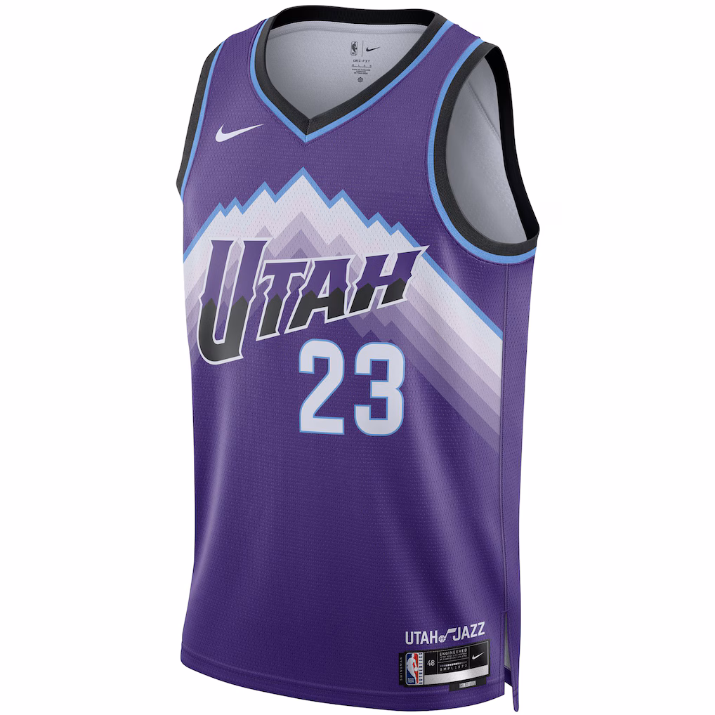 Utah Jazz Lauri Markkanen Purple Jersey - Icon Edition