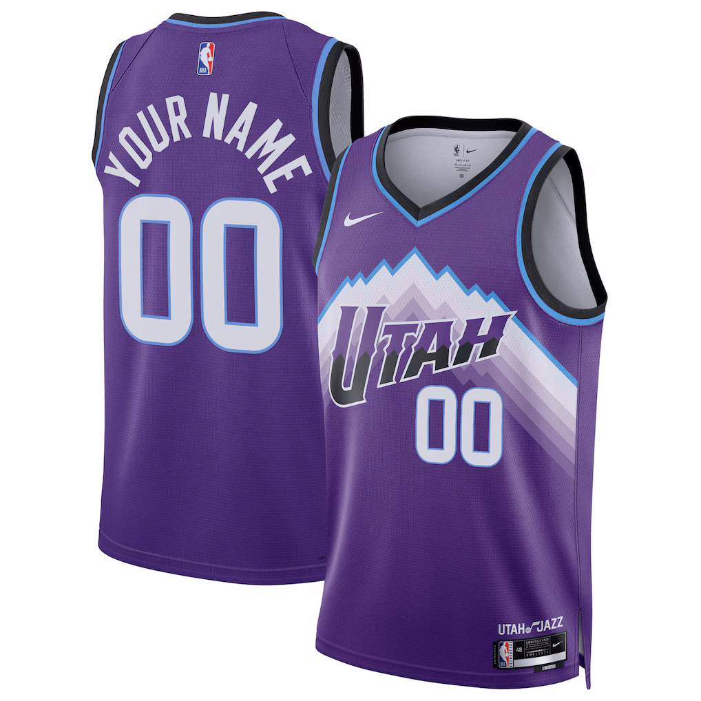 1 Utah Jazz custom basketball jerseys, in any size, with any name, and of any style