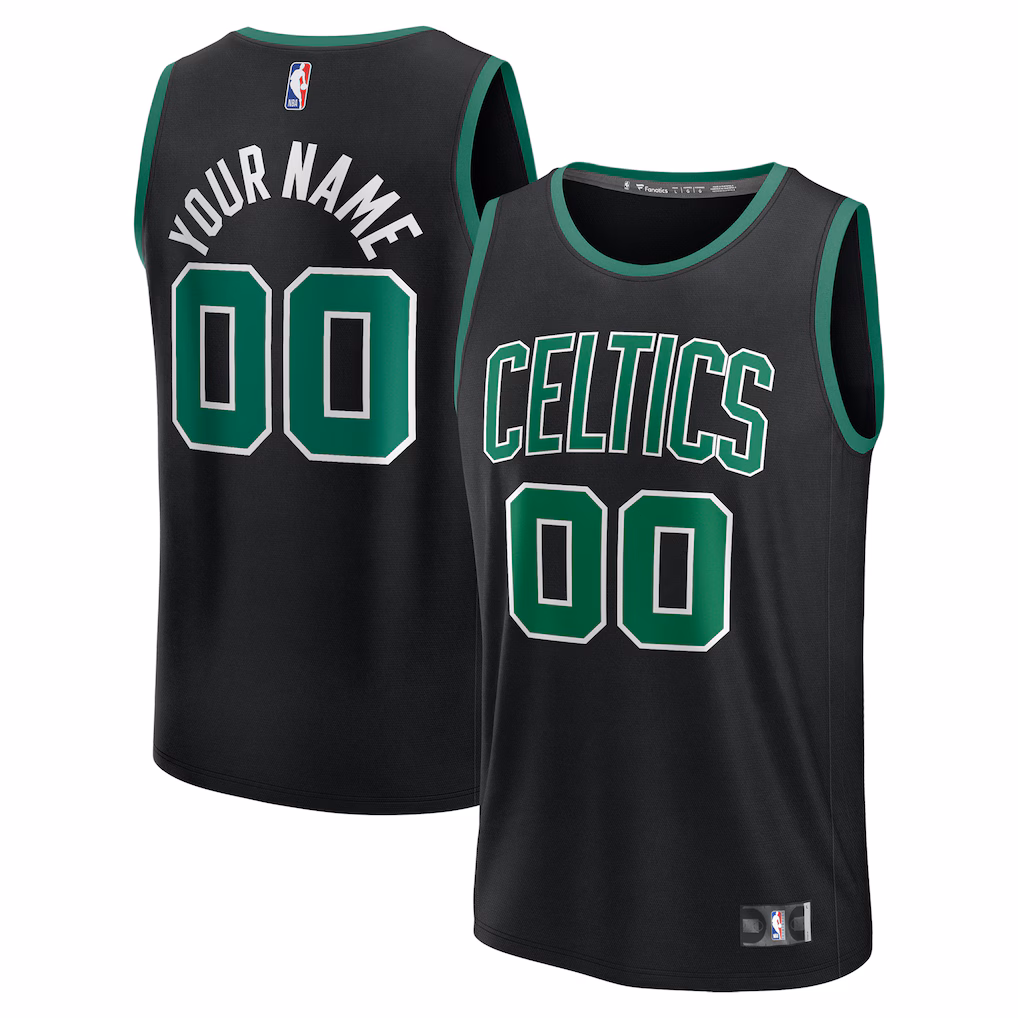 1 Boston Celtics Blazers custom basketball jerseys, in any size, with any name, and of any style