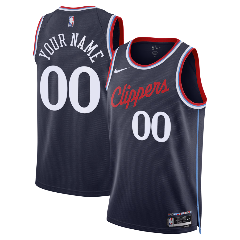 LA Clippers custom basketball jerseys, in any size, with any name, and of any style