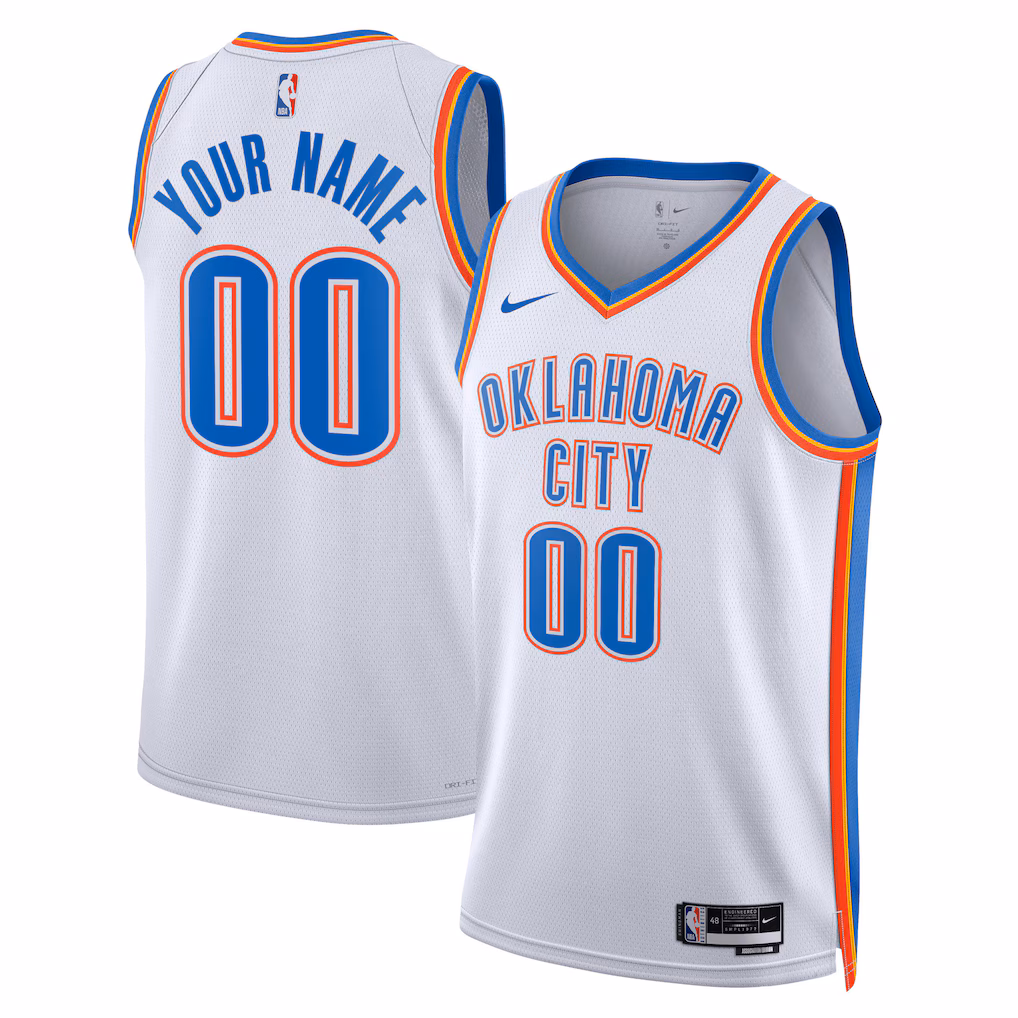 Oklahoma City Thunder White Jersey