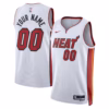 1 Miami Heat White Jersey