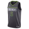 Minnesota Timberwolves Anthony Edwards Charcoal Jersey