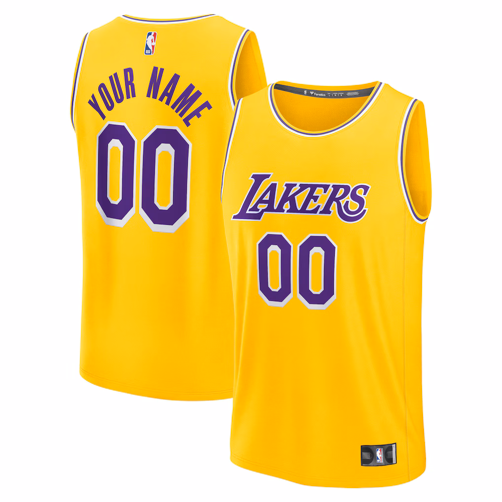 Los Angeles Lakers Gold jersey