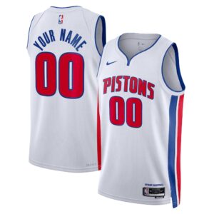 1 Detroit Pistons custom basketball jerseys, in any size, with any name, and of any style