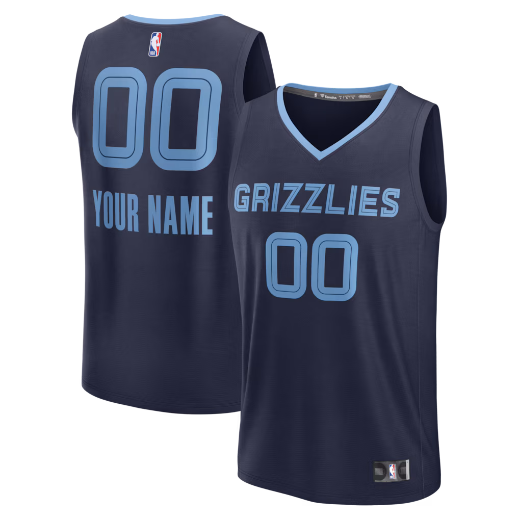 Memphis Grizzlies custom basketball jerseys, in any size, with any name, and of any style