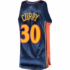 Golden State Warriors Stephen Curry Navy Jersey