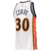 12 Golden State Warriors Stephen Curry White Jersey-1