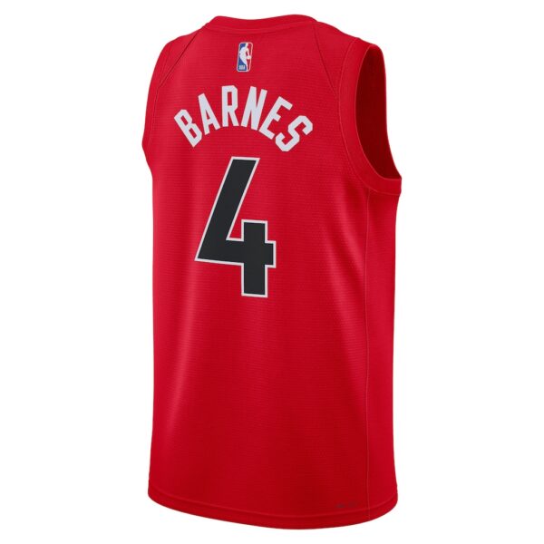 2 Toronto Raptors Scottie Barnes Red Jersey