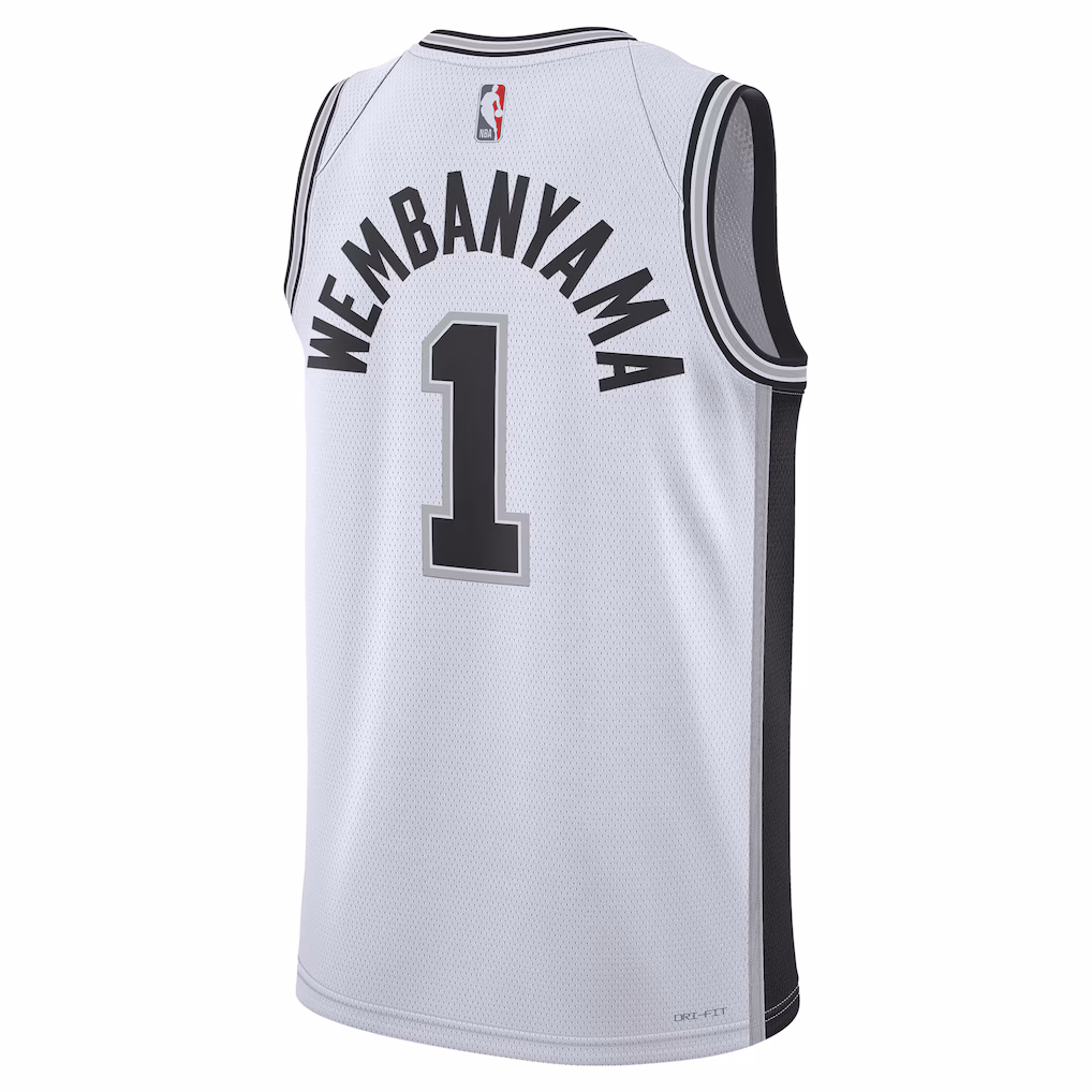 San Antonio Spurs Victor Wembanyama White Jersey