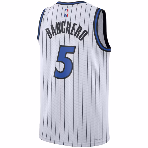 2 Orlando Magic Paolo Banchero White Jersey