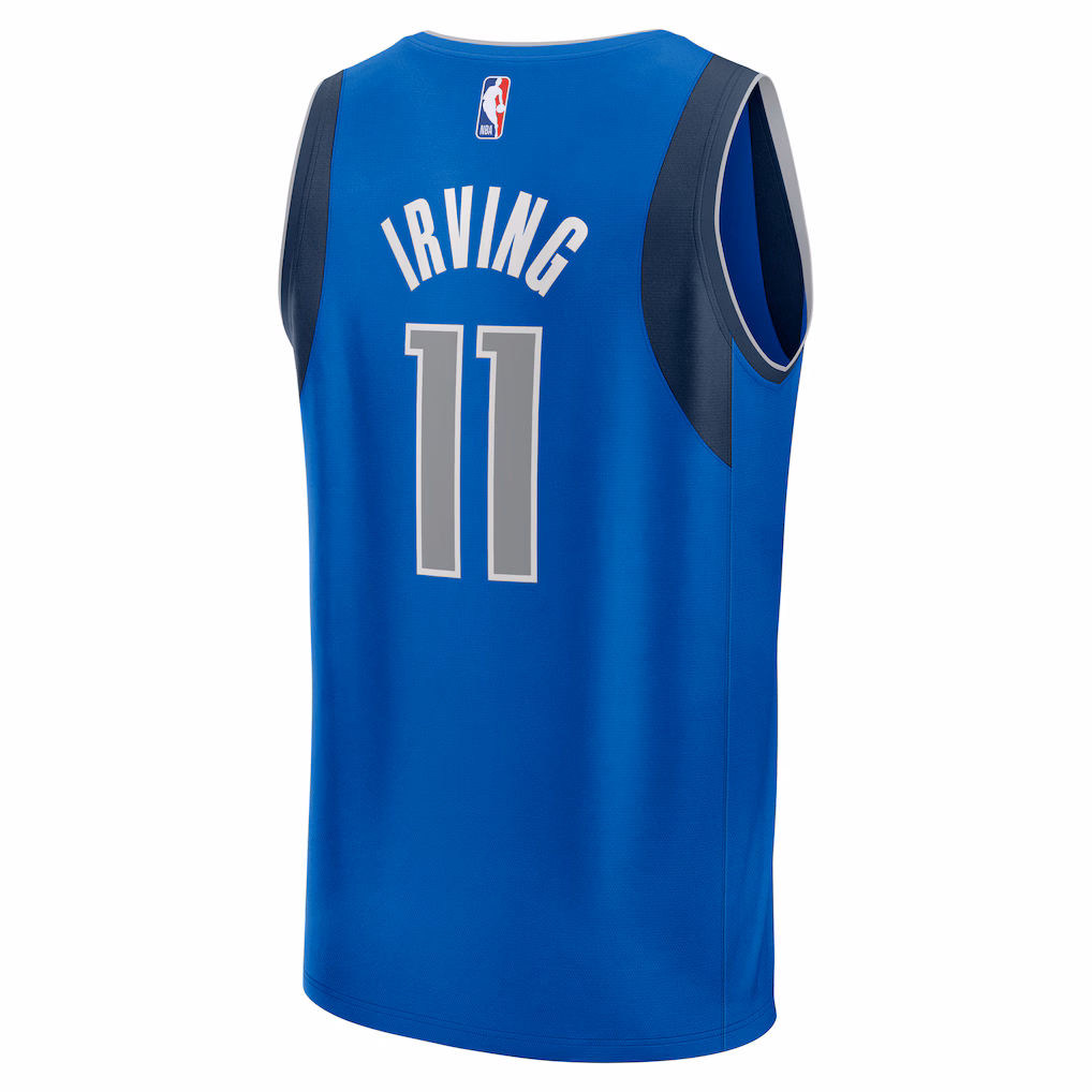 Dallas Mavericks #11 Kyrie Irving Blue Jersey