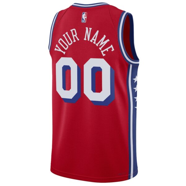 3 Philadelphia 76ers Red jersey