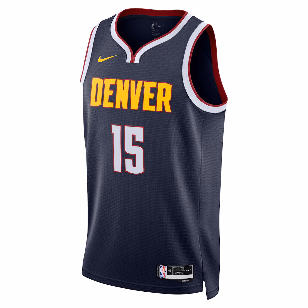Denver Nuggets Nikola Jokic Navy Jersey