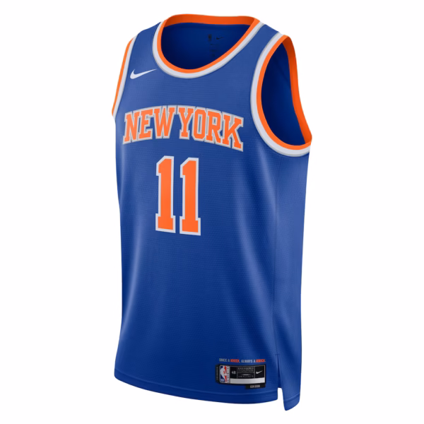 New York Knicks Jalen Brunson Blue Jersey