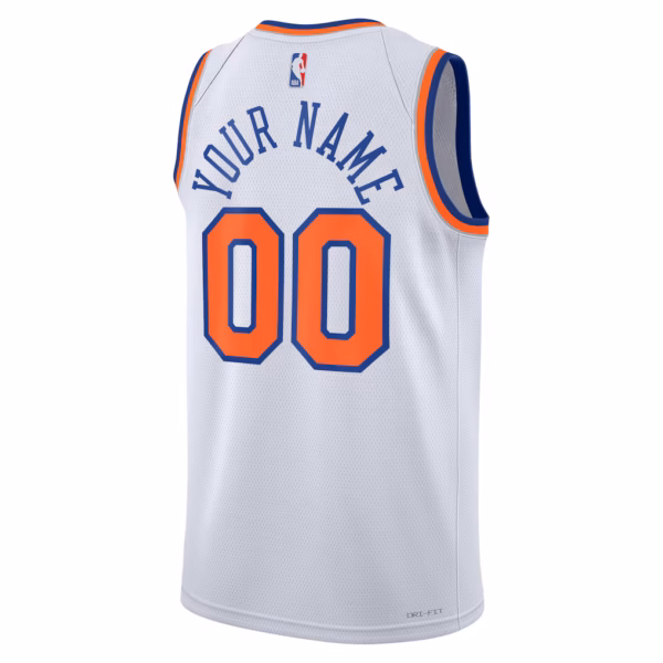3 New York Knicks White Jersey