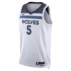 Minnesota Timberwolves Anthony Edwards White Jersey