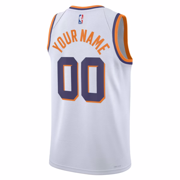3 Phoenix Suns White Jersey