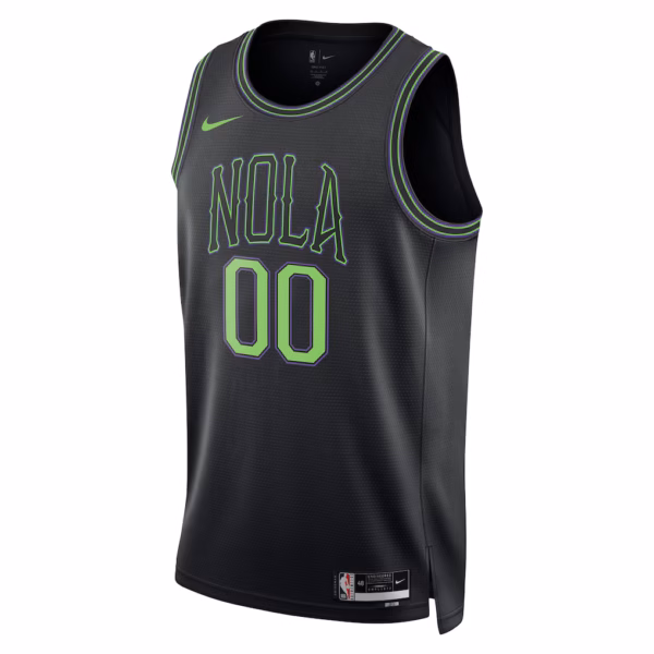 3 New Orleans Pelicans Black Jersey
