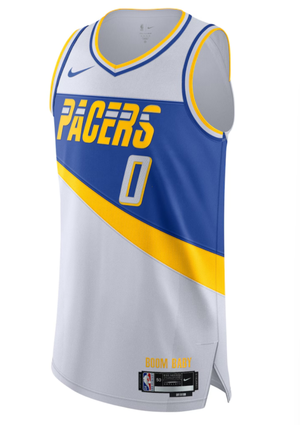 3 Indiana Pacers #0 Tyrese Haliburton White 2025/26 Authentic City Edition Jersey