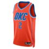 3 Oklahoma City Thunder Shai Gilgeous-Alexander Orange Jersey