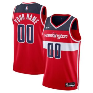 4 Washington Wizards Red Jersey