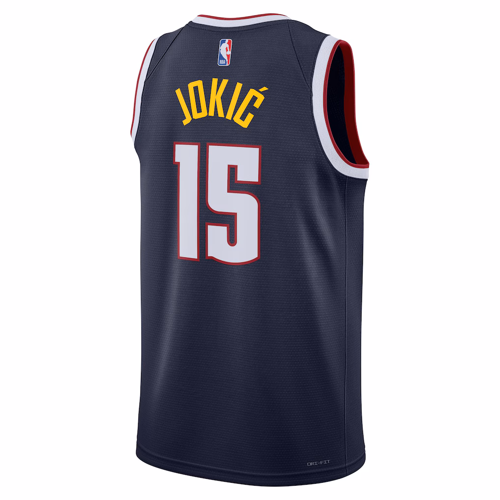 Denver Nuggets Nikola Jokic Navy Jersey
