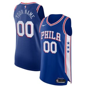 4 Philadelphia 76ers Blue jersey