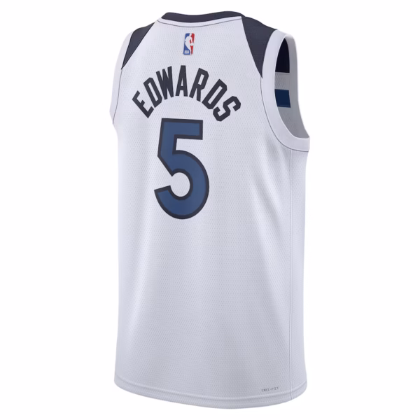 Minnesota Timberwolves Anthony Edwards White Jersey