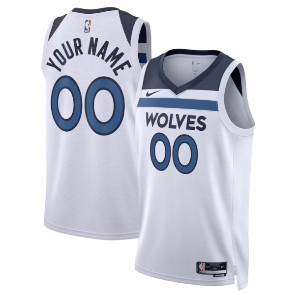 4 Minnesota Timberwolves White Jersey