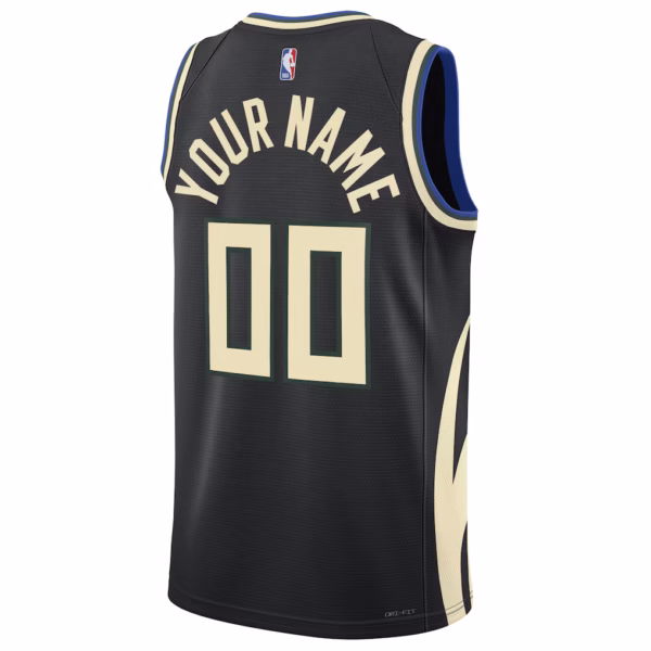 4 Milwaukee Bucks Black Jersey