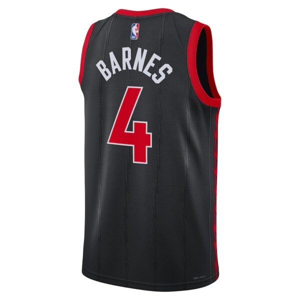 4 Toronto Raptors Scottie Barnes Black Jersey