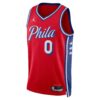 5 Philadelphia 76ers Tyrese Maxey Red Jersey