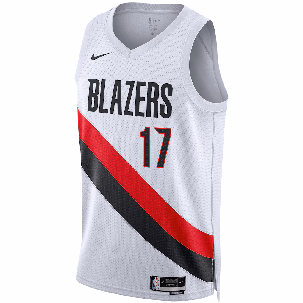 Portland Trail Blazers Shaedon Sharpe White Jersey
