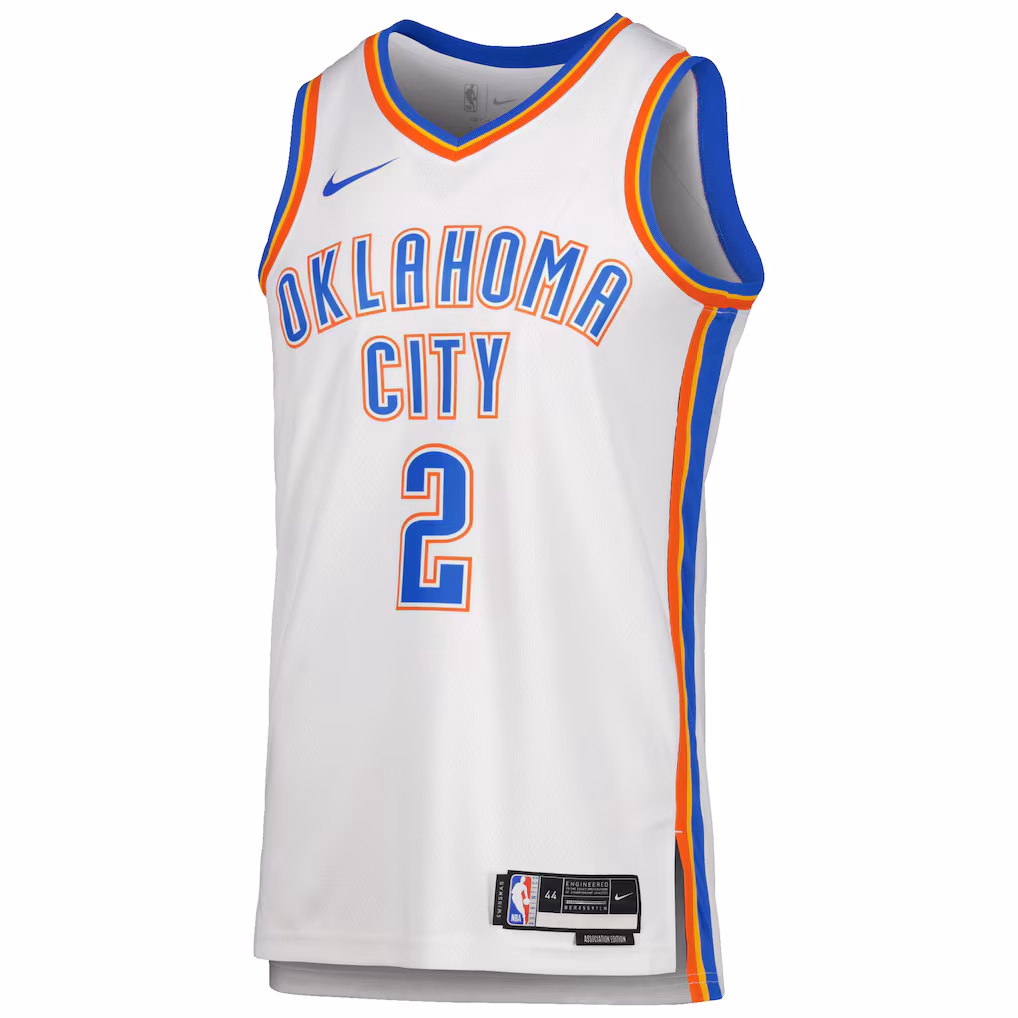 Oklahoma City Thunder Shai Gilgeous-Alexander White Jersey