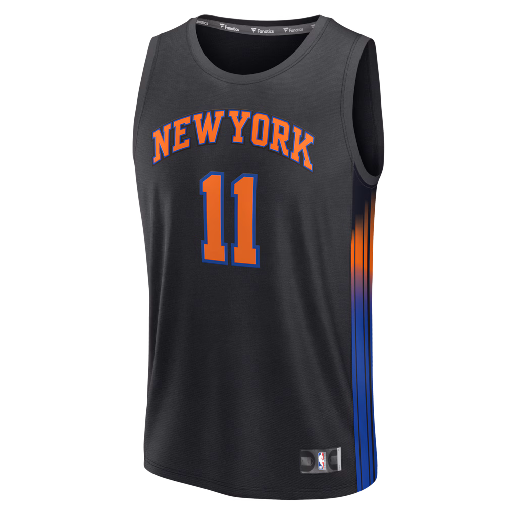 New York Knicks Jalen Brunson Black Jersey