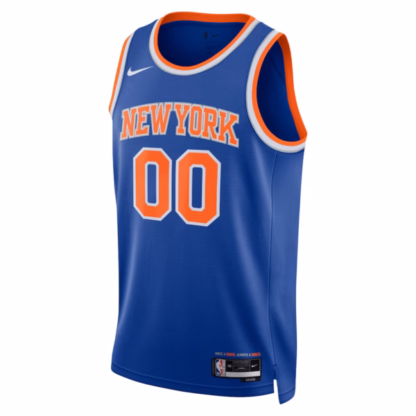 5 New York Knicks Blue Jersey