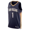 New Orleans Pelicans Zion Williamson Navy Jersey