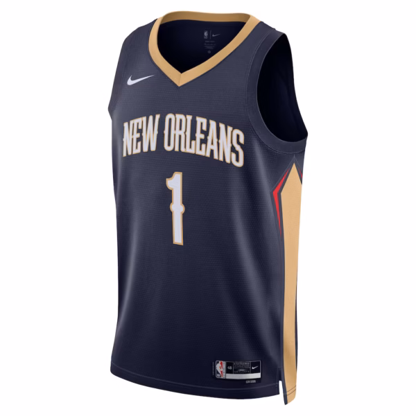 New Orleans Pelicans Zion Williamson Navy Jersey