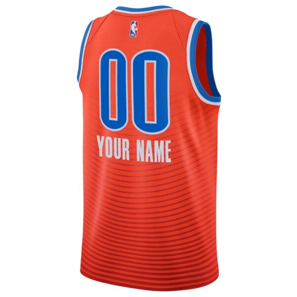 6 Oklahoma City Thunder Orange Jersey