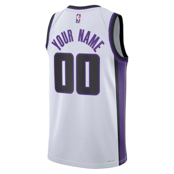 6 Sacramento Kings White jersey