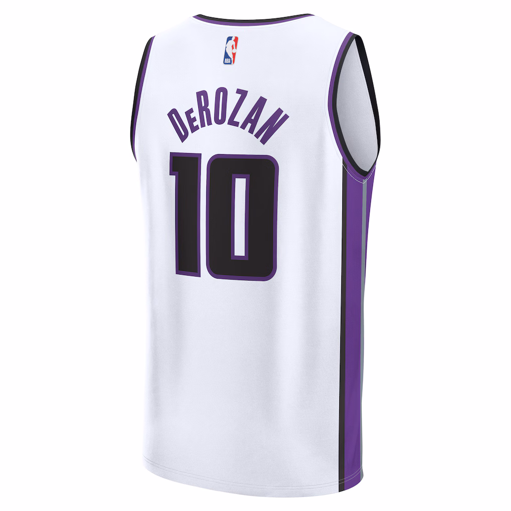 Sacramento Kings DeMar DeRozan White Jersey