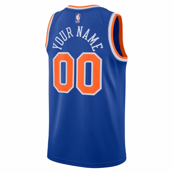 6 New York Knicks Blue Jersey