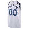 6 Minnesota Timberwolves White Jersey