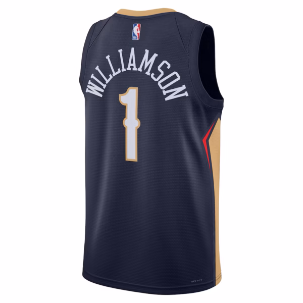 New Orleans Pelicans Zion Williamson Navy Jersey