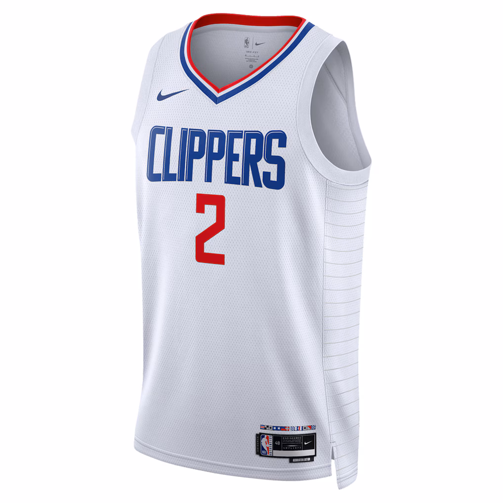LA Clippers Kawhi Leonard White Jersey