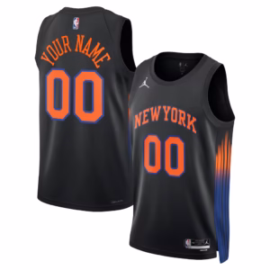 7 New York Knicks Black Jersey