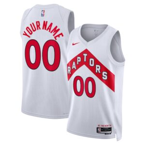 7 Toronto Raptors White Jersey