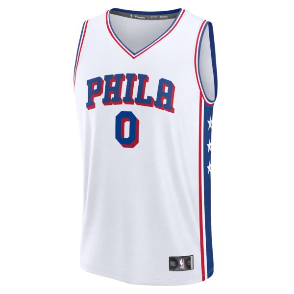Philadelphia 76ers Tyrese Maxey White Jersey