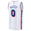 Philadelphia 76ers Tyrese Maxey White Jersey